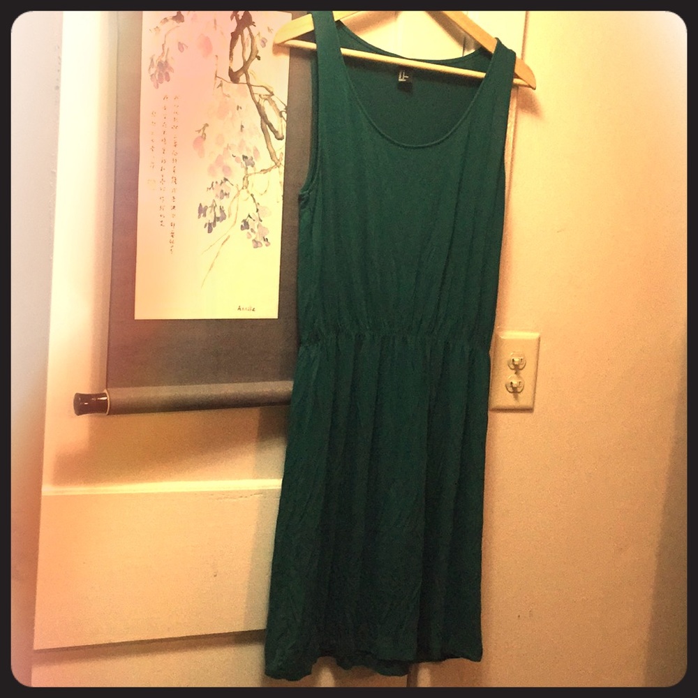 H&M green dress